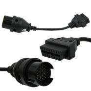ADAPTER OBD 2 NA OBD 38 PIN DO MERCEDESA 1990-2002 PRZEJŚCIÓWKA CZARNA