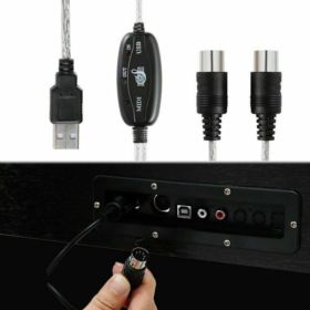 KONWERTER USB MIDI INTERFEJS IN/OUT 16 KANAŁ&Oacute;W