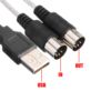 KONWERTER USB MIDI INTERFEJS IN/OUT 16 KANAŁÓW