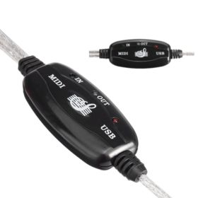 KONWERTER USB MIDI INTERFEJS IN/OUT 16 KANAŁ&Oacute;W