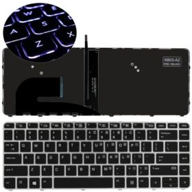 KLAWIATURA HP ELITEBOOK 840 G3 840 G4 745 G3 745 G4 836308-031 SREBRNA RAMKA Z PODŚWIETLENIEM