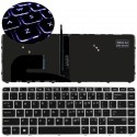 KLAWIATURA HP ELITEBOOK 840 G3 840 G4 745 G3 745 G4 836308-031 SREBRNA RAMKA Z PODŚWIETLENIEM