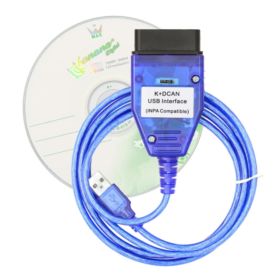 INTERFEJS DIAGNOSTYCZNY K+DCAN BMW2006 - 2007 E60 E61 E83 E81 E87 E90 E91 E92 E93 E70 R56 STARSZE MODELE 1995 - 2013 - Akceso...
