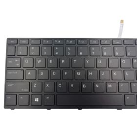 KLAWIATURA HP PROBBOK 450 455 470 G5 CZARNA Z RAMKĄ US Z PODŚWIETLENIEM LED - Klawiatury do laptop&oacute;w