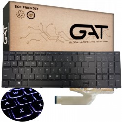 KLAWIATURA HP PROBBOK 450 455 470 G5 CZARNA Z RAMKĄ US Z PODŚWIETLENIEM LED - Klawiatury do laptopów