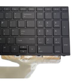 KLAWIATURA HP PROBBOK 450 455 470 G5 CZARNA Z RAMKĄ US Z PODŚWIETLENIEM LED - Klawiatury do laptop&oacute;w