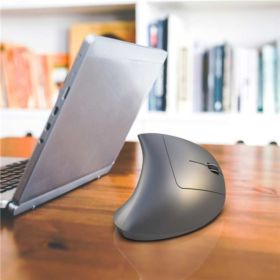 MYSZKA PIONOWA HXSJ T24 BEZPRZEWODOWA ERGONOMICZNA SZARA