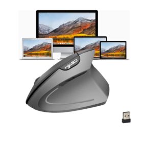 MYSZKA PIONOWA HXSJ T24 BEZPRZEWODOWA ERGONOMICZNA SZARA