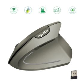 MYSZKA PIONOWA HXSJ T24 BEZPRZEWODOWA ERGONOMICZNA SZARA