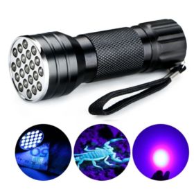 LATARKA UV DO BURSZTYN&Oacute;W ULTRAFIOLETOWA 21 DIOD LED
