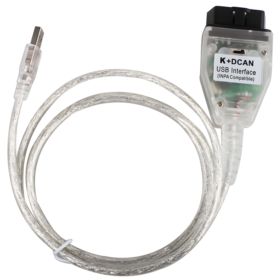 INTERFEJS DIAGNOSTYCZNY K+DCAN BMW2006 - 2007 E60 E61 E83 E81 E87 E90 E91 E92 E93 E70 R56 BIAŁYSTARSZE MODELE 1995 - 2013 - O...