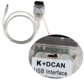 INTERFEJS DIAGNOSTYCZNY K+DCAN BMW2006 - 2007 E60 E61 E83 E81 E87 E90 E91 E92 E93 E70 R56 BIAŁYSTARSZE MODELE 1995 - 2013 - O...