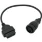 ADAPTER OBD 2 NA OBD 14 PIN MERCEDES SPRINTER VOLKSWAGEN LT PRZEJŚCIÓWKA CZARNA