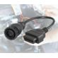 ADAPTER OBD 2 NA OBD 14 PIN MERCEDES SPRINTER VOLKSWAGEN LT PRZEJŚCIÓWKA CZARNA