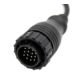 ADAPTER OBD 2 NA OBD 14 PIN MERCEDES SPRINTER VOLKSWAGEN LT PRZEJŚCIÓWKA CZARNA