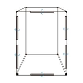 NAMIOT BEZCIENIOWY 200CM LED PULUZ