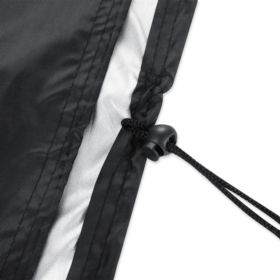 POKROWIEC NA MEBLE OGRODOWE GRILLA 123x123x74 CM CZARNY