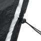 POKROWIEC NA MEBLE OGRODOWE GRILLA 123x123x74 CM CZARNY