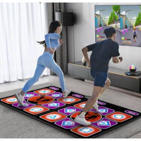 MATA DO TAŃCZENIA PODW&Oacute;JNA HDMI 164x93 CM Z ANTYPOŚLIZGOWĄ POWŁOKĄ 2 KONTROLERY