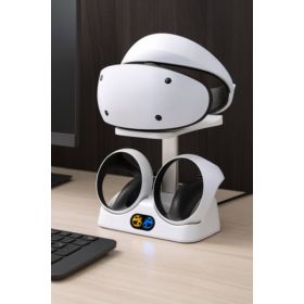 STACJA ŁADUJĄCA ZE STOJAKIEM NA OKULARY VR DO PS VR2