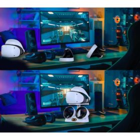 STACJA ŁADUJĄCA ZE STOJAKIEM NA OKULARY VR DO PS VR2