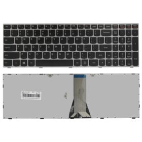 KLAWIATURA DO LENOVO G50 Z51-70 B50-80 B50-30 Z70 SREBRNA RAMKA