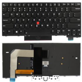 LENOVO US CZARNA THINKPAD T470 T480 A475 A485 LED RAMKA TRACKPOINT - Klawiatury do laptop&oacute;w
