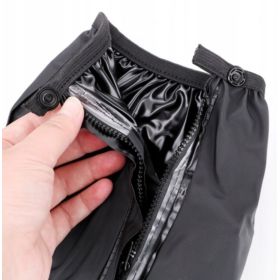 OCHRANIACZE PRZECIWDESZCZOWE NA BUTY ROZMIAR M 38-39 28,5 CM CZARNE