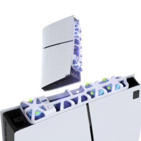 WENTYLATOR CHŁODZĄCY TERMICZNY TP5-3538 DO PS5 SLIM CZARNY DOBE - Akcesoria elektroniczne