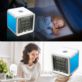 MINI KLIMATYZATOR PRZENOŚNY AIR COOLER NA USB Z PODŚWIETLANIEM