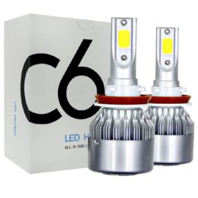 ŻAR&Oacute;WKI LED SAMOCHODOWE H8 H9 H11 7600LM 6000K