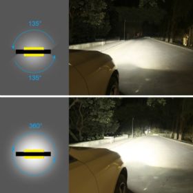 ŻAR&Oacute;WKI LED SAMOCHODOWE H8 H9 H11 7600LM 6000K
