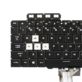 KLAWIATURA DO ASUS FX505DU FX505DY FX505DD FX505DT FX705 FX705GM BIAŁY LED BEZ RAMKI US CZARNA