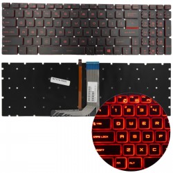 KLAWIATURA MSI WS60 GE62 GE72 GS70 GS60 GT72 GL72 GL62 V143422AK1 PODŚWIETLANA LED CZERWONE PRZYCISKI