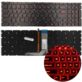 KLAWIATURA MSI WS60 GE62 GE72 GS70 GS60 GT72 GL72 GL62 V143422AK1 PODŚWIETLANA LED CZERWONE PRZYCISKI