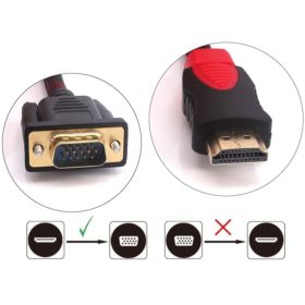 PRZEJŚCI&Oacute;WKA KONWERTER ADAPTER Z HDMI DO VGA