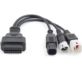 PRZEJŚCIÓWKA OBD2 3 4 6 PIN DO YAMAHA HONDA