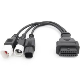 PRZEJŚCI&Oacute;WKA OBD2 3 4 6 PIN DO YAMAHA HONDA