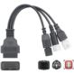 PRZEJŚCIÓWKA OBD2 3 4 6 PIN DO YAMAHA HONDA
