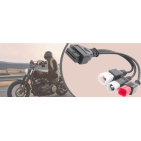 PRZEJŚCI&Oacute;WKA OBD2 3 4 6 PIN DO YAMAHA HONDA
