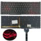 KLAWIATURA ACER NITRO AN515-43 AN515-44 AN515-54 515-55 AN517-51 AN715-51 CZERWONE PRZYCISKI Z PODŚWIETLENIEM LED TAŚMA 17mm