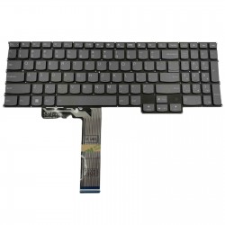 KLAWIATURA LENOVO US SZARA Slim 7 16ARH7, 7 16IAH7, 7 Pro 16ACH6 PODŚWIETLANA BEZ RAMKI WIN10 V203520A-RF - Klawiatury do lap...