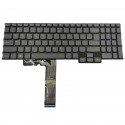 KLAWIATURA LENOVO US SZARA Slim 7 16ARH7, 7 16IAH7, 7 Pro 16ACH6 PODŚWIETLANA BEZ RAMKI WIN10 V203520A-RF