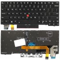 KLAWIATURA DO LENOVO US CZARNA THINKPAD L13 X280 A285 X390 RAMKA PODŚWIETLENIE LED POINTER PRZYCISKI TOUCHPAD