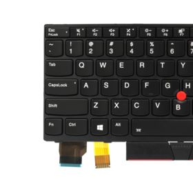KLAWIATURA DO LENOVO US CZARNA THINKPAD L13 X280 A285 X390 RAMKA PODŚWIETLENIE LED POINTER PRZYCISKI TOUCHPAD - Klawiatury do...