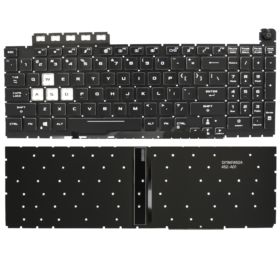 KLAWIATURA DO ASUS US CZARNA TUF GAMING F15 FX506H FX506HM FX506HC FX506HE FA506 FA506IU FA506IC FA706A15 LED RGB BEZ RAMKI -...