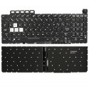 KLAWIATURA DO ASUS US CZARNA TUF GAMING F15 FX506H FX506HM FX506HC FX506HE FA506 FA506IU FA506IC FA706A15 LED RGB BEZ RAMKI