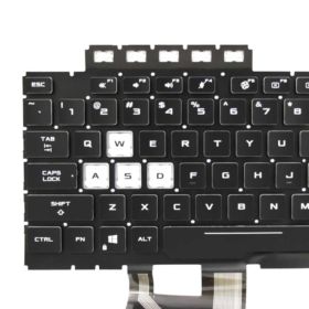 KLAWIATURA DO ASUS US CZARNA TUF GAMING F15 FX506H FX506HM FX506HC FX506HE FA506 FA506IU FA506IC FA706A15 LED RGB BEZ RAMKI -...