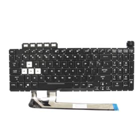 KLAWIATURA DO ASUS US CZARNA TUF GAMING F15 FX506H FX506HM FX506HC FX506HE LED RGB BEZ RAMKI PUDEŁKO GAT - Klawiatury do lapt...