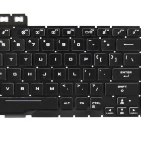 KLAWIATURA DO ASUS US CZARNA TUF GAMING F15 FX506H FX506HM FX506HC FX506HE LED RGB BEZ RAMKI PUDEŁKO GAT - Klawiatury do lapt...